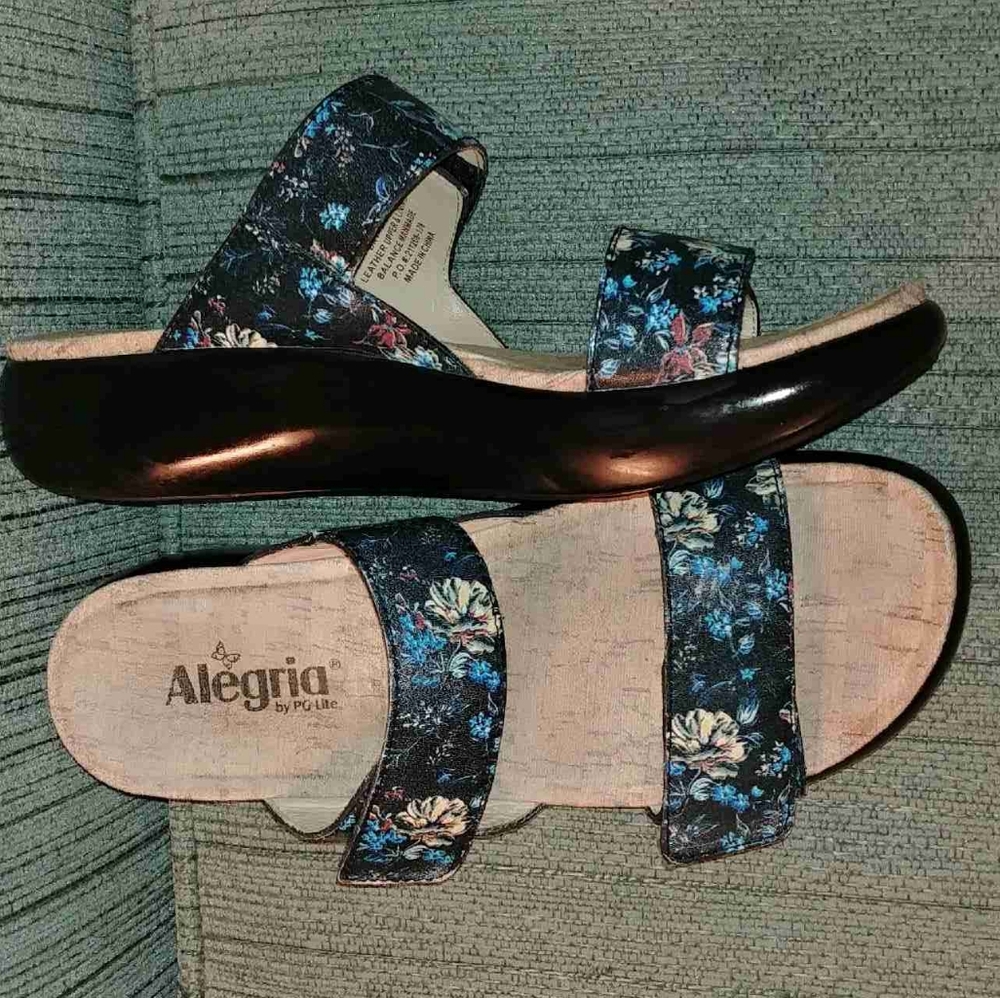 Alegria Bryce floral sandals